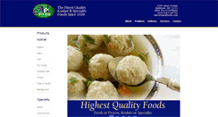 Desktop Screenshot of aandlfoods.com